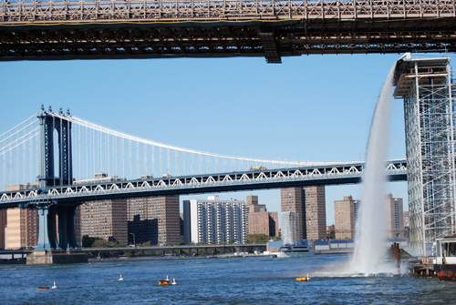 Brooklyn Bridge Park - Waterfalls - © Frank H. Jump