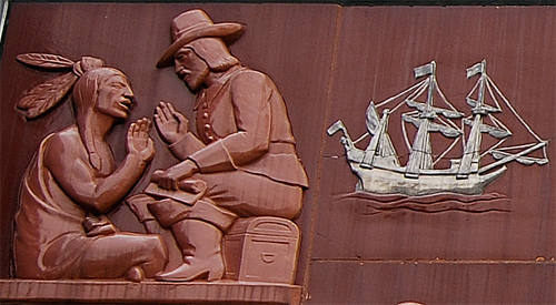 Emigrant Savings Bank Bas Relief - Flatbush