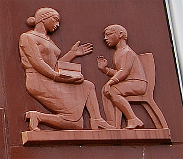 Emigrant Savings Bank Bas Relief - Flatbush