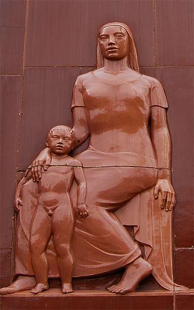 Emigrant Savings Bank Bas Relief - Flatbush