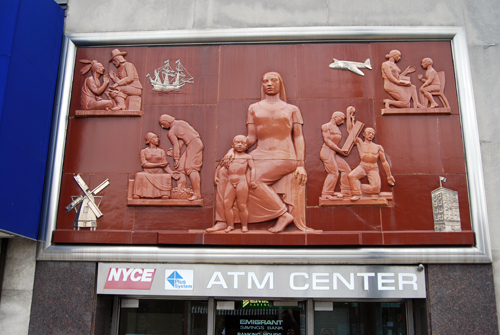 Emigrant Savings Bank Bas Relief - Flatbush