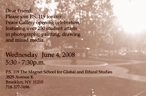PS 119 Invite