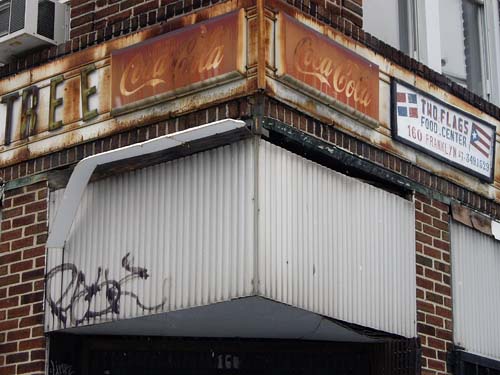 Two Flags Coca-Cola Sign - Greenpoint