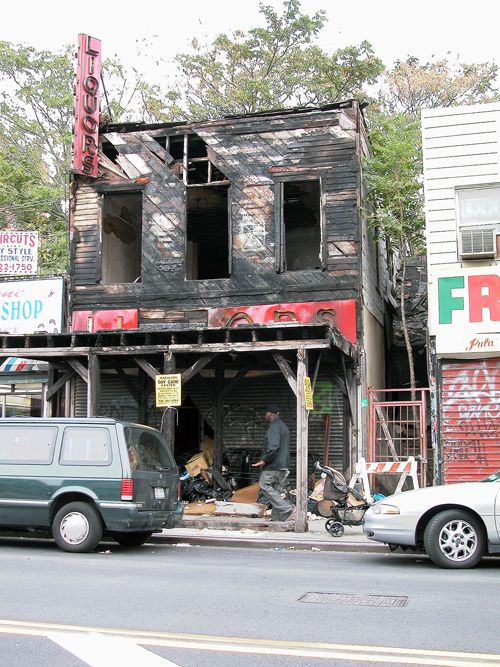 Razed Liquor Store - East NY