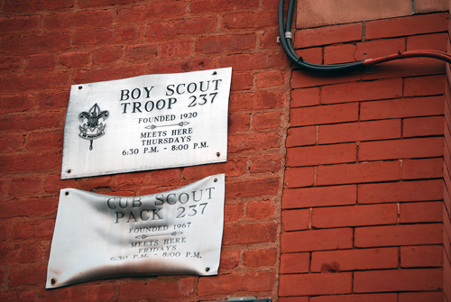 Windsor Terrace Boy Scouts Plaque
