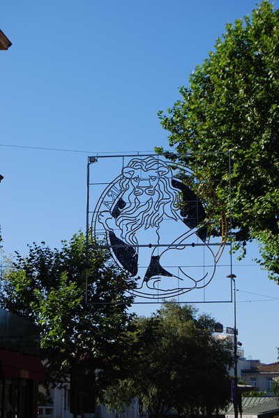Neon Lion - Arles, France - © Frank H. Jump