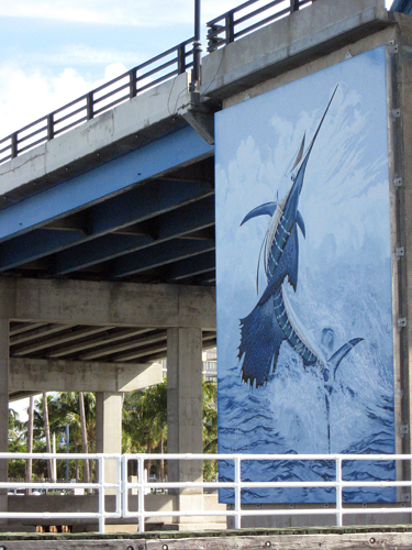 Sailfish Mural - Intercoastal Waterway - Ft Lauderdale, FL