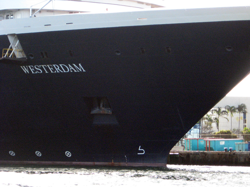 Brother Blase & the Westerdam - Intercoastal Waterway, Ft Lauderdale FL