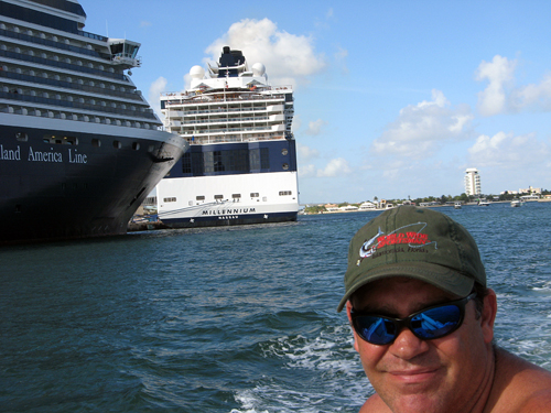 Brother Blase & the Westerdam - Intercoastal Waterway, Ft Lauderdale FL