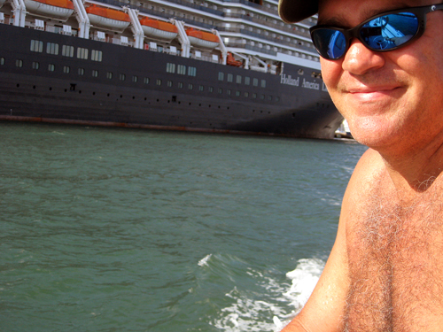 Brother Blase & the Westerdam - Intercoastal Waterway, Ft Lauderdale FL