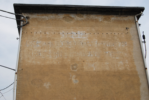 Mussolini Message in San Carlo TO - Italy - © Frank H. Jump