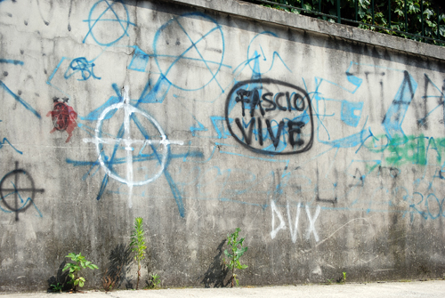 Fascist Graffiti - Torino © Frank H. Jump