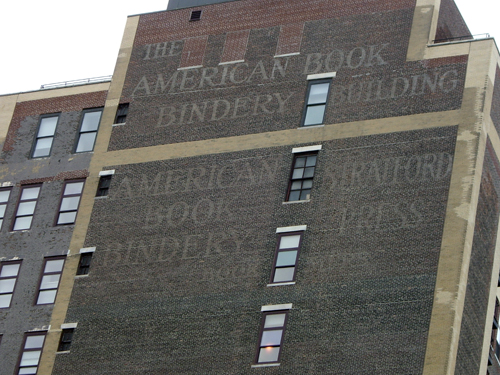 American Book Bindery Building - West 30th Street, NYC