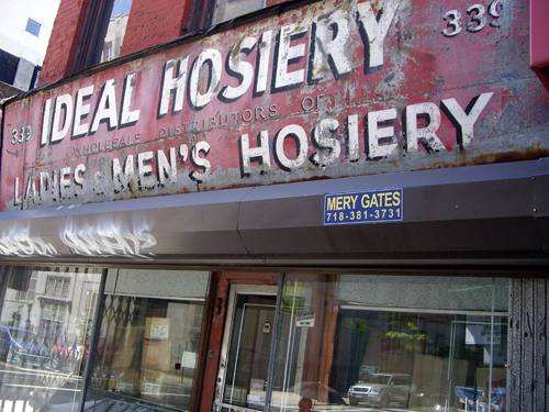 Ideal Hosiery - Grand Street, NYC