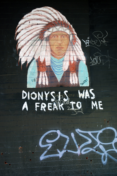 Indian Chief - Dionysis Was A Freak To Me - Mott Street, Little Italy NYC