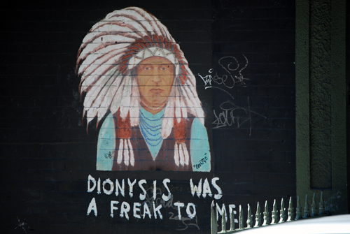 Indian Chief - Dionysis Was A Freak To Me - Mott Street, Little Italy NYC