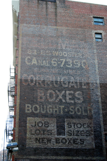 Corrugated Boxes - Wooster Street