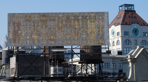 X-ray Billboard - Manhattan Bridge, Brooklyn