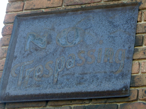 No Trespassing, No Parking - Gronfine Building - Scranton, PA