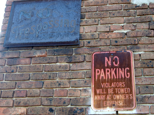 No Trespassing, No Parking - Gronfine Building - Scranton, PA