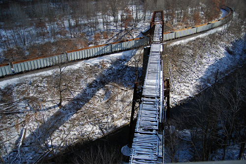 Trainbridge Towards Scranton 