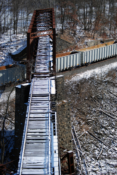 Trainbridge Towards Scranton 