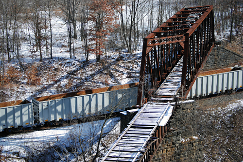 Trainbridge Towards Scranton 