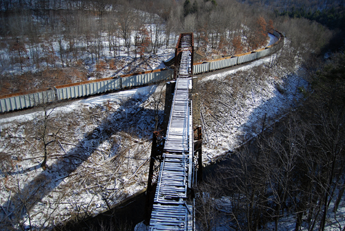 Trainbridge Towards Scranton 
