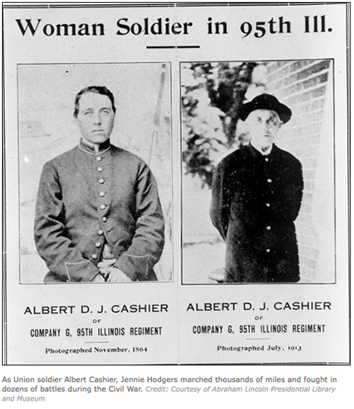 Disguised as a man, Jennie Hodgers marched thousands of miles as a soldier during the Civil War - NPR Weekend Edition