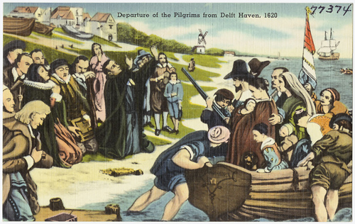 Pilgrims Departure from Delft Haven