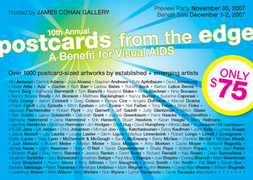 Postcards From The Edge - visualAIDS - Day Without Art - World AiDS Day