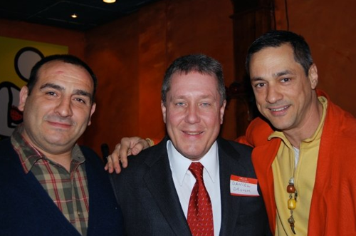 Vincenzo Aiosa, Daniel Dromm & Frank Jump