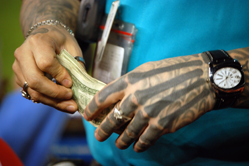 Tattooed Vendor - Mets