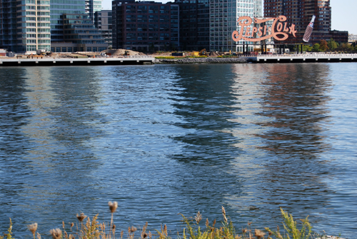Pepsi Sign taken from Roosevelt Island, South Point taken from Roosevelt Island, South Point - © Frank H. Jump