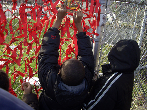 World AIDS Day - Red Ribbon Ceremony - P.S. 119 Flatlands, Brooklyn