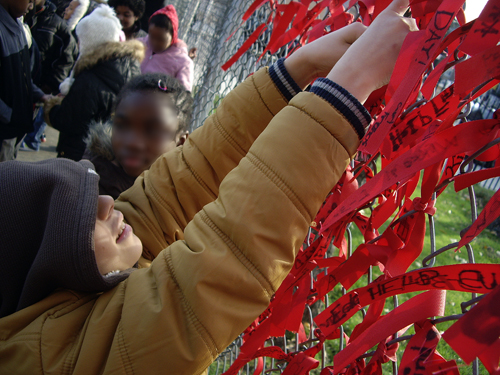 World AIDS Day - Red Ribbon Ceremony - P.S. 119 Flatlands, Brooklyn