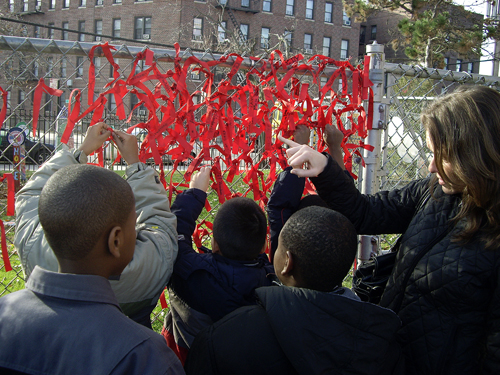 World AIDS Day - Red Ribbon Ceremony - P.S. 119 Flatlands, Brooklyn