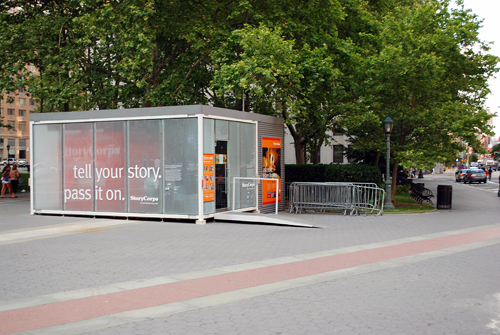 StoryCorps Booth - Foley Square