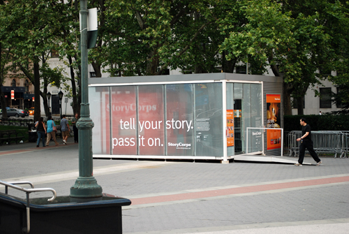 StoryCorps Booth - Foley Square