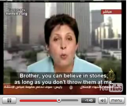 Wafa Sultan on Al-Jazeera TV to Muslim Fundamentalists: Re-examine Dogma