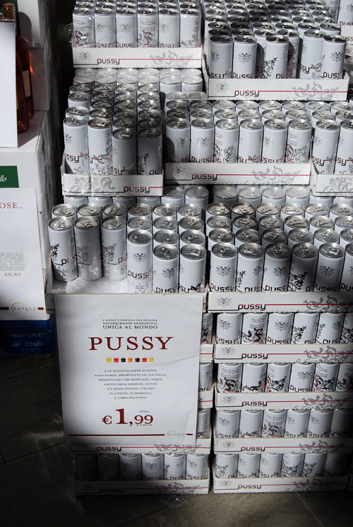 Pussy – The Natural Energy Drink – Eataly – Lingotto, Torino ...